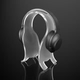 Geekria Frosted Omega Headphone Stand for Over-Ear Headphone, Gaming Headset Stand, Desk Display Hanger, Compatible with Sony, Sennheiser, JBL, ATH, Bose, Beats Studio3 Headphones (Acrylic)