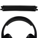 Geekria Protein Leather Headband Pad Compatible with HyperX Cloud Stinger/ Stinger 7.1/ Stinger Wireless Headphones, Replacement Band Repair Part (Black)