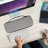 Geekria Hard Case Compatible with Apple Magic Keyboard + Magic Mouse Wireless Keyboard and Mouse Combo (Light Grey)