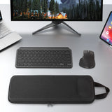 Geekria Keyboard Hard Shell Travel Case Compatible with Logitech MX Keys Mini + MX Master 4 / 3S, Computer Keyboard and Mouse Combo Carrying Bag (Dark Grey)