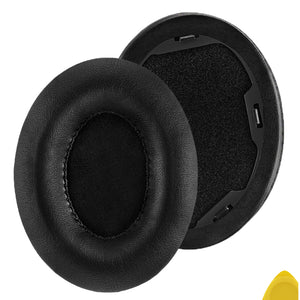 Geekria QuickFit Protein Leather Replacement Ear Pads for Monster Beats Studio 1.0 (1st Gen) Headphones Earpads, Headset Ear Cushion Repair Parts (Black)