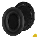 Geekria QuickFit Protein Leather Replacement Ear Pads for Monster Beats Studio 1.0 (1st Gen) Headphones Earpads, Headset Ear Cushion Repair Parts (Black)