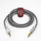 Geekria Apollo Silver-Plated Upgrade 4.4mm to 3.5mm Audio Cable Compatible with Sony MDR-MV1 MDR-M1 MDR-M1ST Headphones Replacement Cord With Threaded Knob Locking Device (4.9ft / 1.5m)