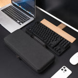 Geekria TKL Keyboard Case, Compatible with Razer BlackWidow Lite TKL, Keychron K8 / K8 Pro, SteelSeries New Apex 9TKL / Apex ProTKL Gen 3 Hard Shell Travel Carrying Bag (Slim)