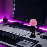Geekria for Creators Furry Windscreen Compatible with Blue Yeti, Yeti Pro USB Microphone, Mic DeadCat Wind Cover Muff, Windbuster, Windjammer, Fluff Cover Windshield (Pink / 2 Pack)