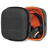 Geekria Shield Case Compatible with AKG K240 Studio, K702, K712 PRO, K271 MKII, K275, K872 Headphones, Replacement Protective Hard Shell Travel Carrying Bag with Cable Storage (Dark Grey)