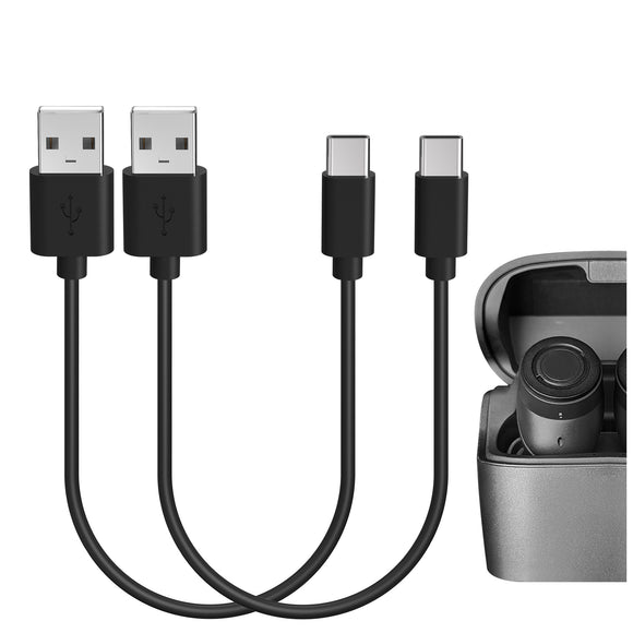 Geekria USB Headphones, Earbuds Short Charger Cable, Compatible with J