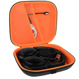 Geekria Shield Headphones Case Compatible with Bose QuietComfort 35 II Gaming Headset, QC35, Replacement Hard Shell Travel Carrying Bag with Cable Storage (Dark Grey)