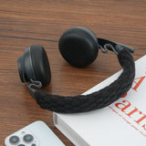 Geekria 2Pcs Replacement Headband Cover for Logitech Zone Wired/ 750/ 900/ Wireless/ 300/ 301, Bose QC45, QC35, QC35II, Beats Studio Pro, ATH-M50x, Sony WH-1000XM6 Headphones (Black)