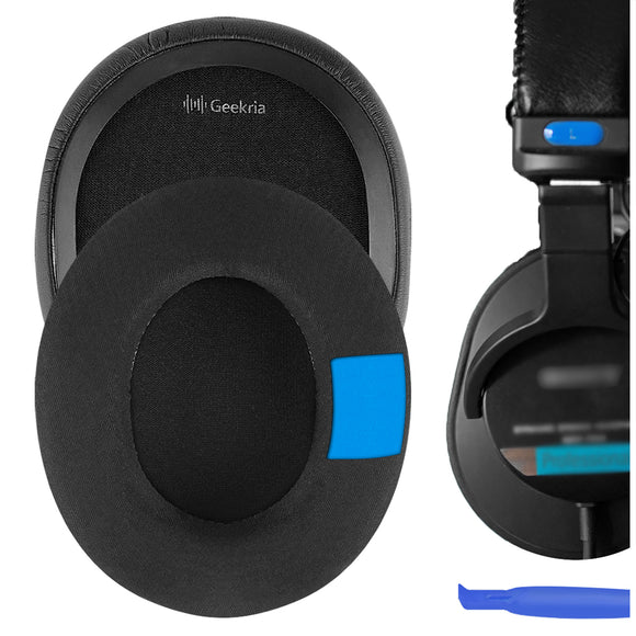 Geekria Sport Cooling Gel Replacement Ear Pads for SONY MDR-7506, MDR-V6, MDR-V7, MDR-CD900ST Headphones Ear Cushions, Headset Earpads, Ear Cups Cover Repair Parts (Black)