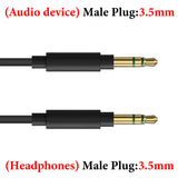 Geekria Audio Cable Compatible with Skullcandy Crusher Evo/ANC 2, Hesh Evo/ANC/3/2, Riff 2, Icon ANC, Grom Wireless Cable (4 ft / 1.2m)