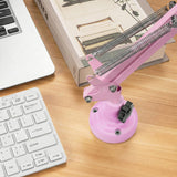 Geekria for Creators Microphone Table Flange Mount Adapter, Metal Table Mount Clamp with Adjustable Interface Aperture Compatible with TONOR T20, Aokeo AK-35, InnoGear Microphone Arm (Pink)