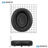 Geekria QuickFit Replacement Ear Pads for Anker Soundcore Life Q45, Space Q45 Headphones Ear Cushions, Repair Parts (Black)