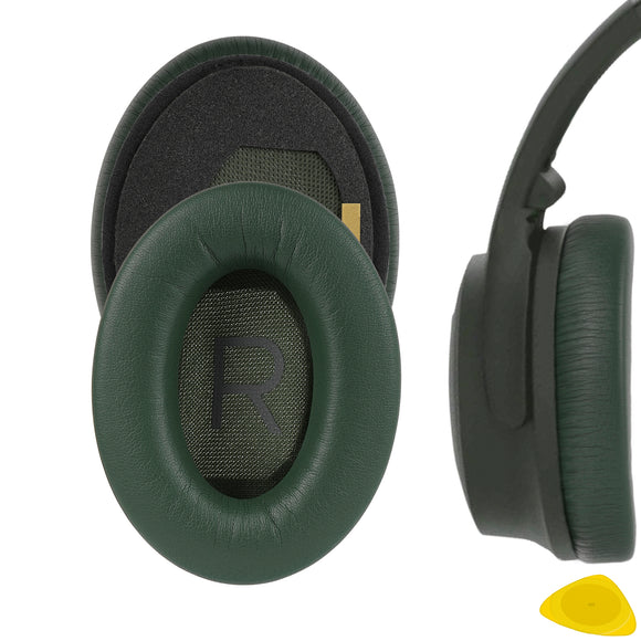 Geekria QuickFit Replacement Ear Pads for Bose New QuietComfort, QC45, QC35, QC35 ii, QC25, QC15, QC2, AE2, AE2i, AE2w, SoundTrue, SoundLink AE Ear Cushions Earpads, Ear Cups Cover (Cypress Green)