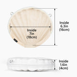 Geekria NOVA Headphones Case Compatible with JBL Tune 510BT/520BT, AKG Y50BT, Y500, Replacement Extra Hard Shell Travel Carrying Bag (SeaShell white)