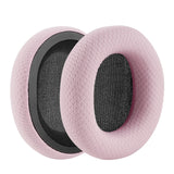 Geekria Comfort Mesh Fabric Replacement Ear Pads for Razer Kraken Kitty V2 Pro, Barracuda, Barracuda X Headphones Ear Cushions, Headset Earpads, Ear Cups Cover Repair Parts (Pink)
