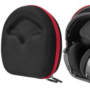 Geekria Shield Headphones Case Compatible with SteelSeries Arctis 9X, 9, 7X, 7, 1, Arctis Nova PRO, 7P, 7X, 3 Case, Replacement Hard Shell Travel Carrying Bag (Dark Grey)