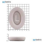Geekria QuickFit Replacement Ear Pads for Bose New QuietComfort QC45, QC35, QC35 ii, QC25, QC15, QC2, AE2, AE2i, AE2w, SoundTrue, SoundLink AE 2 Ear Cushions, Repair Parts (Sandstone)