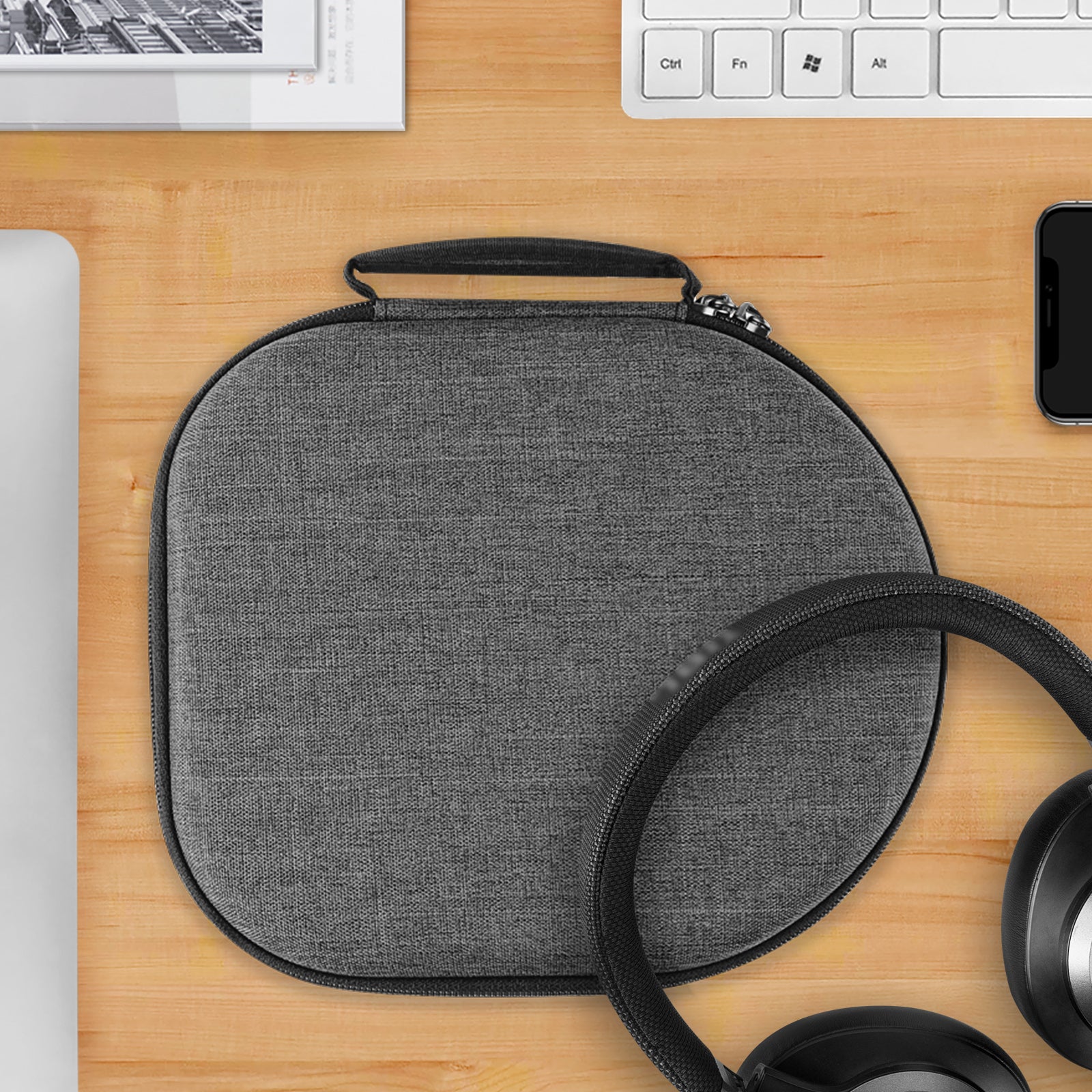 Geekria Shield Headphones Case Compatible with JBL Tune 760NC/750BTNC,
