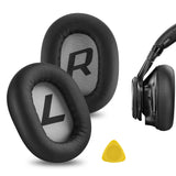 Geekria Replacement Ear Pads for Plantronics BackBeat PRO2/ PRO2 Special Edition, Voyager 8200UC Headphones Ear Cushions, Repair Parts (Black Tan)