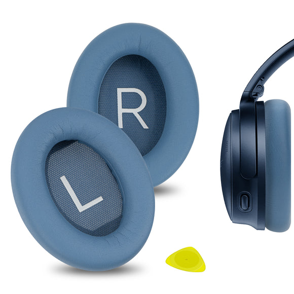 Geekria QuickFit Replacement Ear Pads for Bose New QuietComfort QC45, QC35, QC35II, QC25, QC15, QC2, AE 2/2i/2w, SoundTrue, SoundLink AE 2 Headphones Ear Cushions(Blue Dusk)