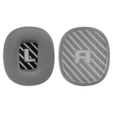 Geekria Comfort Mesh Fabric Replacement Ear Pads for Astro Gaming A10 Gen 2 Headphones Ear Cushions, Headset Earpads, Ear Cups Cover Repair Parts (Grey/Black)