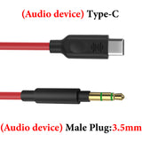 Geekria USB-C Digital to Audio Cable Compatible with Beats Solo 4, Skullcandy Crusher ANC 2, JBL Live 770NC Cable, Replacement Type-C Audio Cord (5.6 ft/1.7 m)