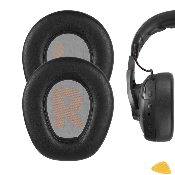 Geekria QuickFit Replacement Ear Pads Compatible with JBL Quantum ONE Wireless Headphones, Ear Cushions (Black)
