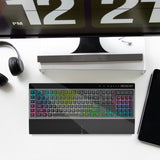 Geekria Full Size Keyboard Dust Cover, Clear Acrylic Keypads Cover for 6 Dedicated G-Keys Computer Mechanical Keyboard, Compatible with Logitech G613, Corsair K100 RGB, Corsair K55 RGB PRO