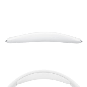 Geekria Protein Leather Headband Pad Compatible with JBL TUNE 700BT, TUNE700BT, TUNE 700 BT, Headphones Replacement Band, Headset Head Top Cushion Cover Repair Part (White)