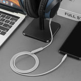 Geekria Audio Cable with Mic Compatible with Bose SoundTrue Around-Ear II, SoundLink II On-Ear Cable, 2.5mm Aux Replacement with Inline Microphone and Volume Control (4 ft/1.2 m)