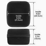 Geekria Shield Case for Large Sized Over-Ear Headphones, Replacement Protective Hard Shell Travel Carrying Bag with Cable Storage, Compatible with Beyerdynamic DT880Pro, AKG K701 Headsets