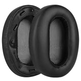 Geekria QuickFit Replacement Ear Pads for Sony MDR-1AM2, MDR-1AM2/B Headphones Ear Cushions, Headset Earpads, Ear Cups Repair Parts (Black / Plastic Ring)