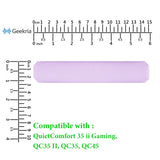 Geekria Headband Pad Compatible with Bose QuietComfort 35 ii Gaming, QC45/QC35/QCSE Headphones, Replacement Repair Part ( Purple )