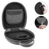 Geekria Shield Case Compatible with B&O Play HX, PORTAL, H9i, JBL Tune760NC, Tune710BT, TUNE700bt, Headphones, Replacement Hard Shell Travel Carrying Bag with Cable Storage (Microfiber Grey)