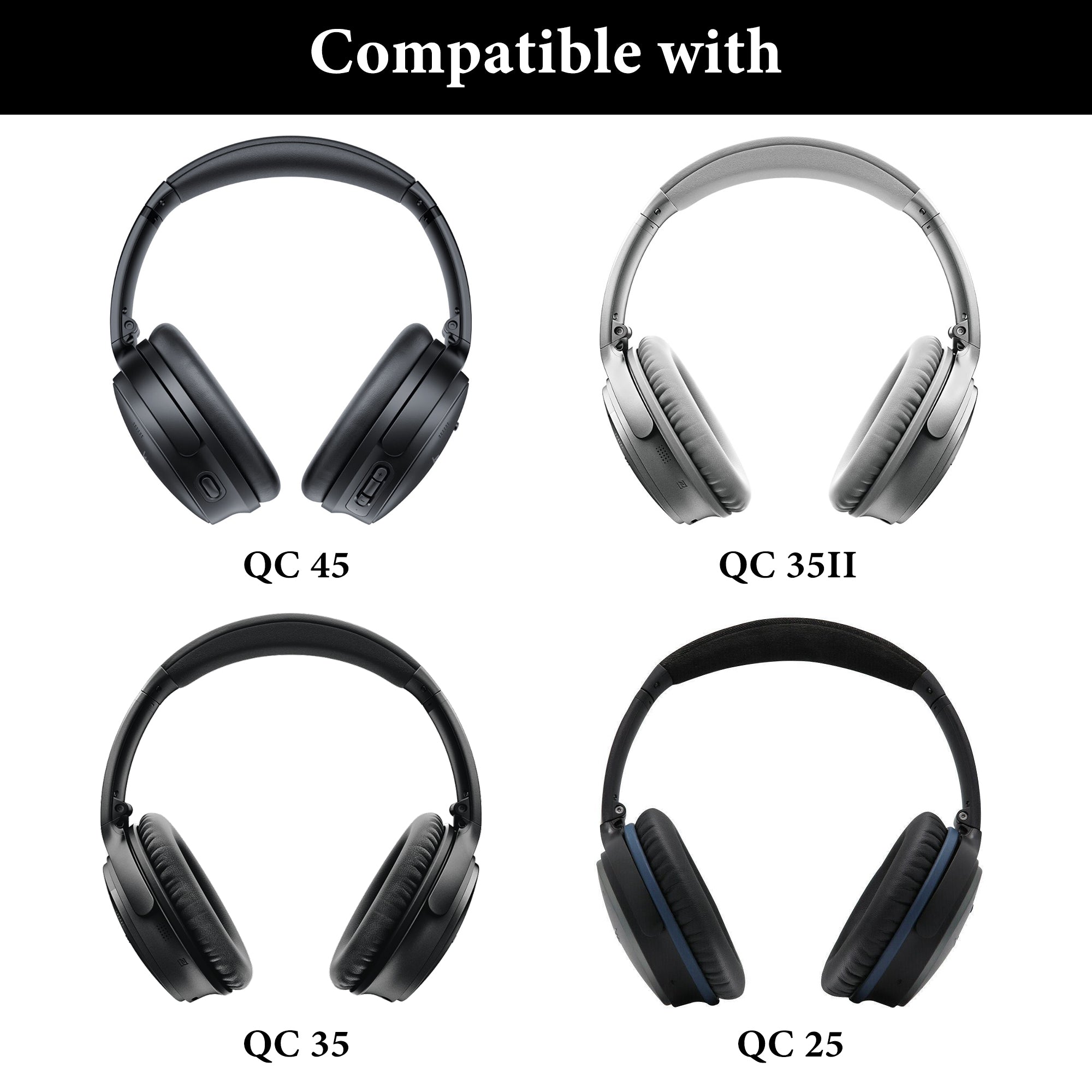 Fascia di ricambio per Bose QC35, QC35II, QC45 LightGrey | Leroy Merlin Fascia di ricambio per Bose QC35, QC35II, QC45 LightGrey | Leroy Merlin