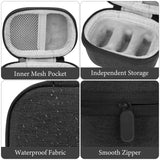 Geekria Mini Storage Carrying Case Compatible with GoPro Hero 13, 12, 11, 10, 9, 8 and DJI Osmo Action 5 Pro, 4, 3 Battery, Portable Easy Carrying Travel Bag, Camera Accessories (Gray)