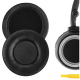 Geekria QuickFit Extra Thick Replacement Ear Pads for AKG K450, K480, Q460, K430, K420 Headphones Ear Cushions, Headset Earpads, Ear Cups Cover Repair Parts (Black)