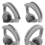 Geekria Headphone Replacement for BOSE QuietComfort QC35, QC25, QC2, QC15 Replacement Ear Pad and Headband Pad/ Ear Cushion + Headband Cushion/ Repair Parts Suit (Grey Silver)