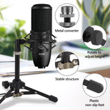 Geekria for Creators Tabletop Tripod Mic Stand Compatible with AKG D5, P120, P220, P420, P820, C1000S, C3000, C451B, P5i, P3S Microphones, Desktop Mic Stand with Foldable Non-Slip Feet