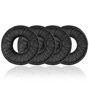Geekria 2 Pairs QuickFit Replacement Ear Pads for Sony MDR-V150 V200 V250 V300 V400 ZX300 Headphones Ear Cushions, Headset Earpads, Ear Cups Cover Repair Parts (Black)