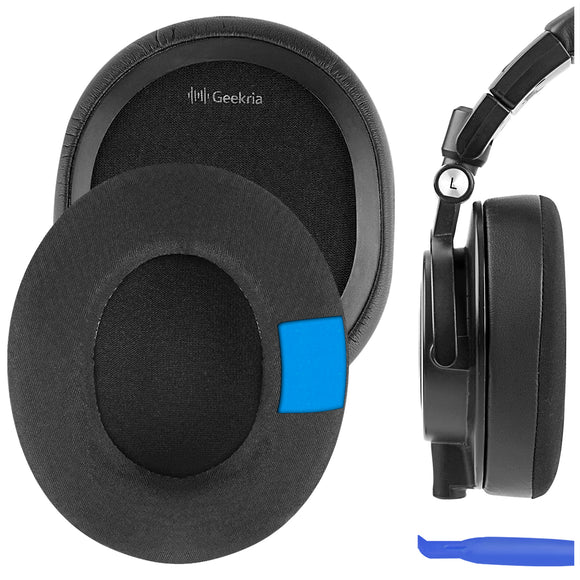 Geekria Sport Cooling-Gel Replacement Ear Pads for ATH-M50X, ATH-M50XBT, ATH-M50xBT2, ATH-M60X, ATH-M40X, ATH-M30, ATH-M20, ATH-M10, Headphones Earpads, Ear Cups Cover Repair Parts (Black)