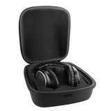 Geekria Shield Case for Large-Sized Over-Ear Headphones, Replacement Protective Hard Shell Travel Carrying Bag with Cable Storage, Compatible with Sennheiser HD660s 2, HD599, AKG K371 (Dark Grey)