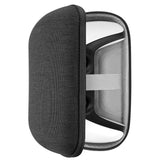 Geekria Travel Case Compatible with Sony PlayStation 5 Dual Sense Wireless Controller, Hard Shell Carrying Bag, Protective Storage with Internal Mesh Pocket (Dark Gray)