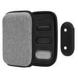 Geekria Hard Carrying Travel Case Compatible with Plaud NotePin & NotePin S Digital Recorder, Includes Silicone Protective Case and Travel Storage Box with Cable Storage (Grey)