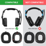 Geekria QuickFit Replacement Ear Pads for Astro A50 Gen 4 Headphones Ear Cushions, Headset Earpads, Ear Cups Cover Repair Parts (Black)