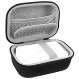 Geekria for Creators Microphone Carrying Case Compatible with DJI Mic 3, Mic 2, Mic Mini, Hollyland Lark MAX 2, Lark MAX Charging Case, Mic Hard Shell Travel Bag with Cable Storage (Black)