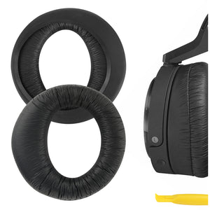 Geekria QuickFit Replacement Ear Pads for Sony MDR-RF6000, RF6500, RF7000, RF7100, MDR-DS6000, DS6500, DS7000, DS7100, XD150, XD200Headphones Ear Cushions, Ear Cups Cover Repair Parts (Black)
