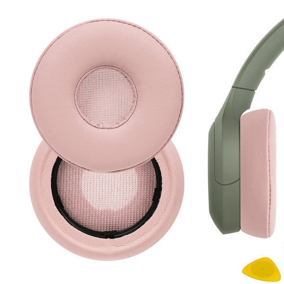 Geekria QuickFit Replacement Ear Pads for Sony WH-H810 Wireless Headphones Ear Cushions, Headset Earpads, Ear Cups Cover Repair Parts ( Pink )