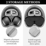 Geekria PRO Hard Shell Headphones Case for Apple AirPods Max 2 & AirPods Max, ABS Shell with Soft Lining, Charging-Ready (Power Bank Not Included) (Black)